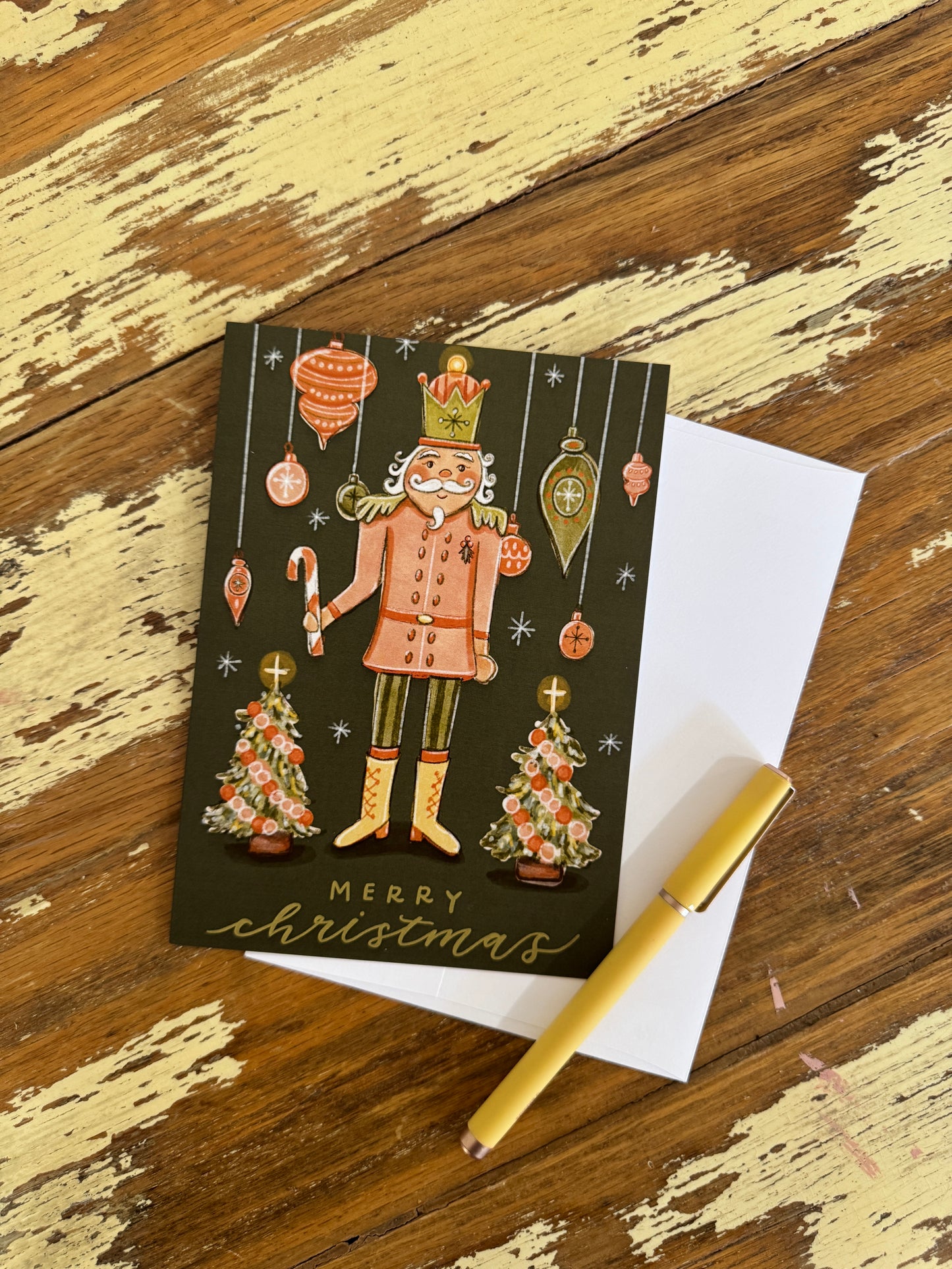 Nutcracker Christmas Greeting Card