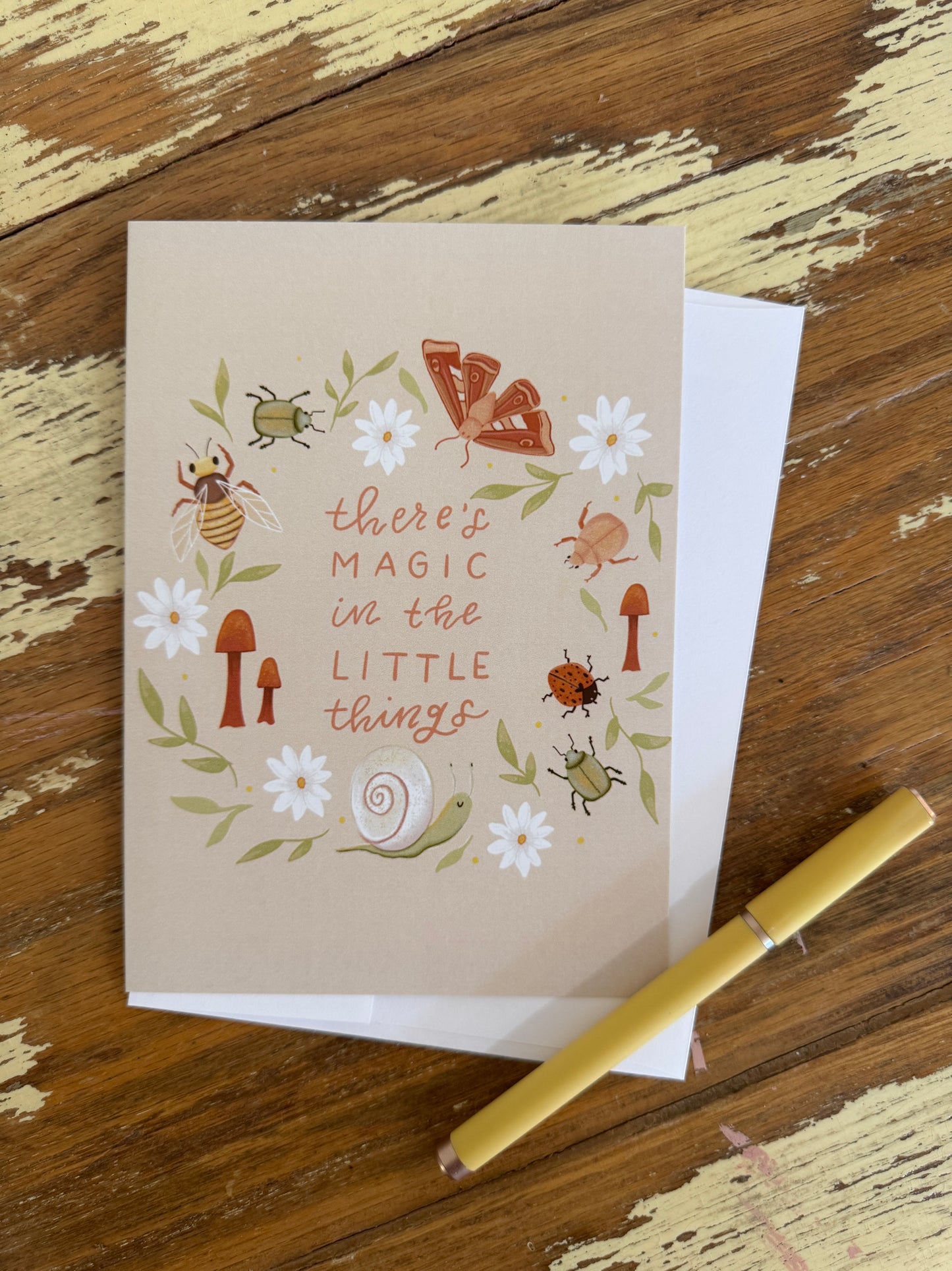Magic in the Little Things Greeting Card
