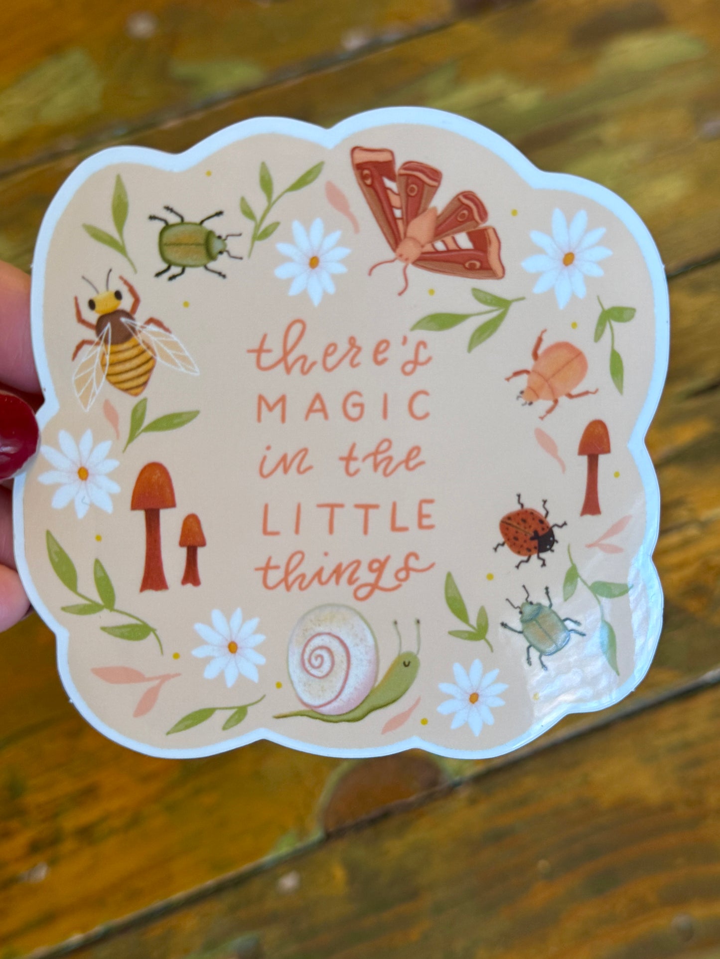 Magic in the Little Things Vinyl Sticker