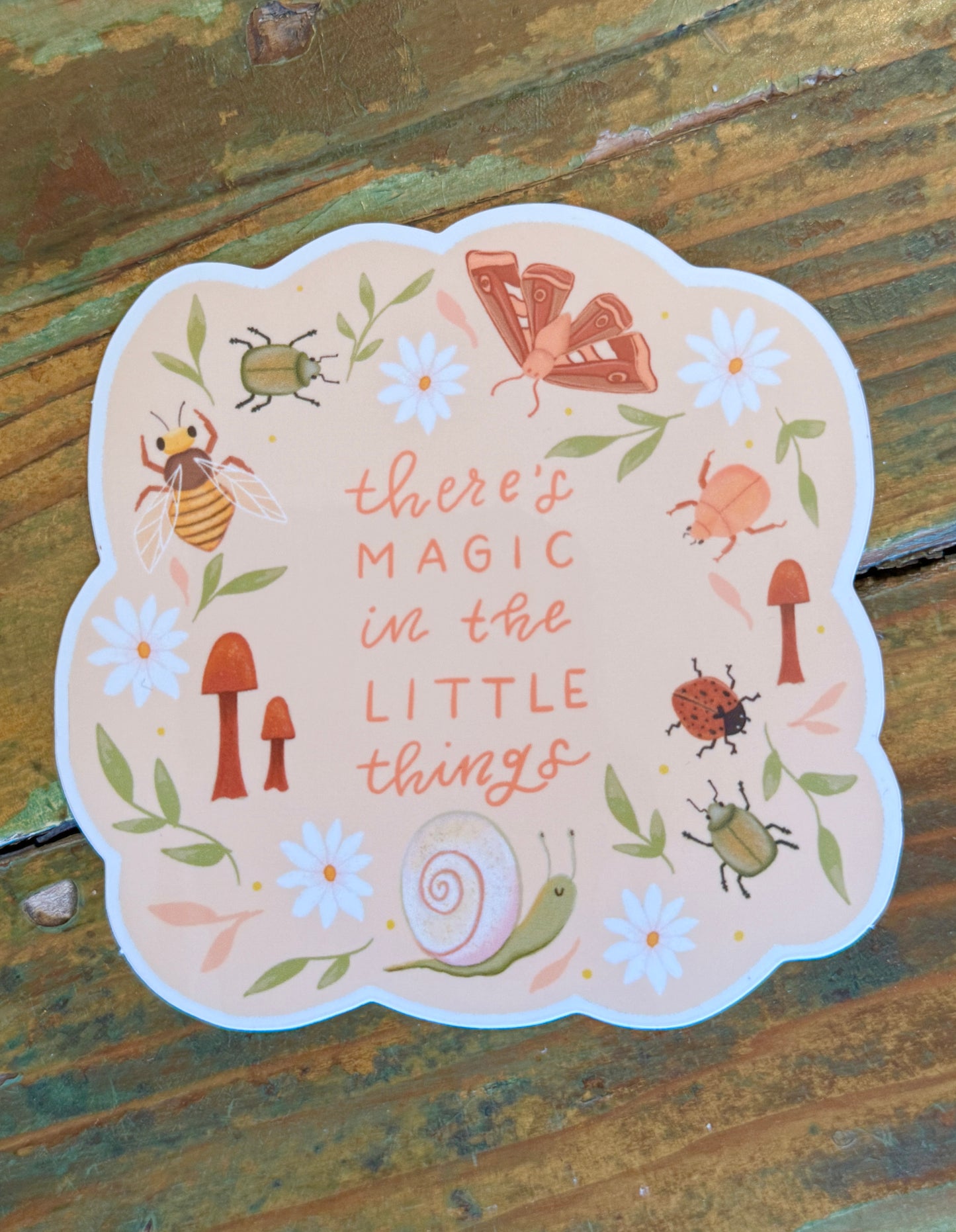Magic in the Little Things Vinyl Sticker