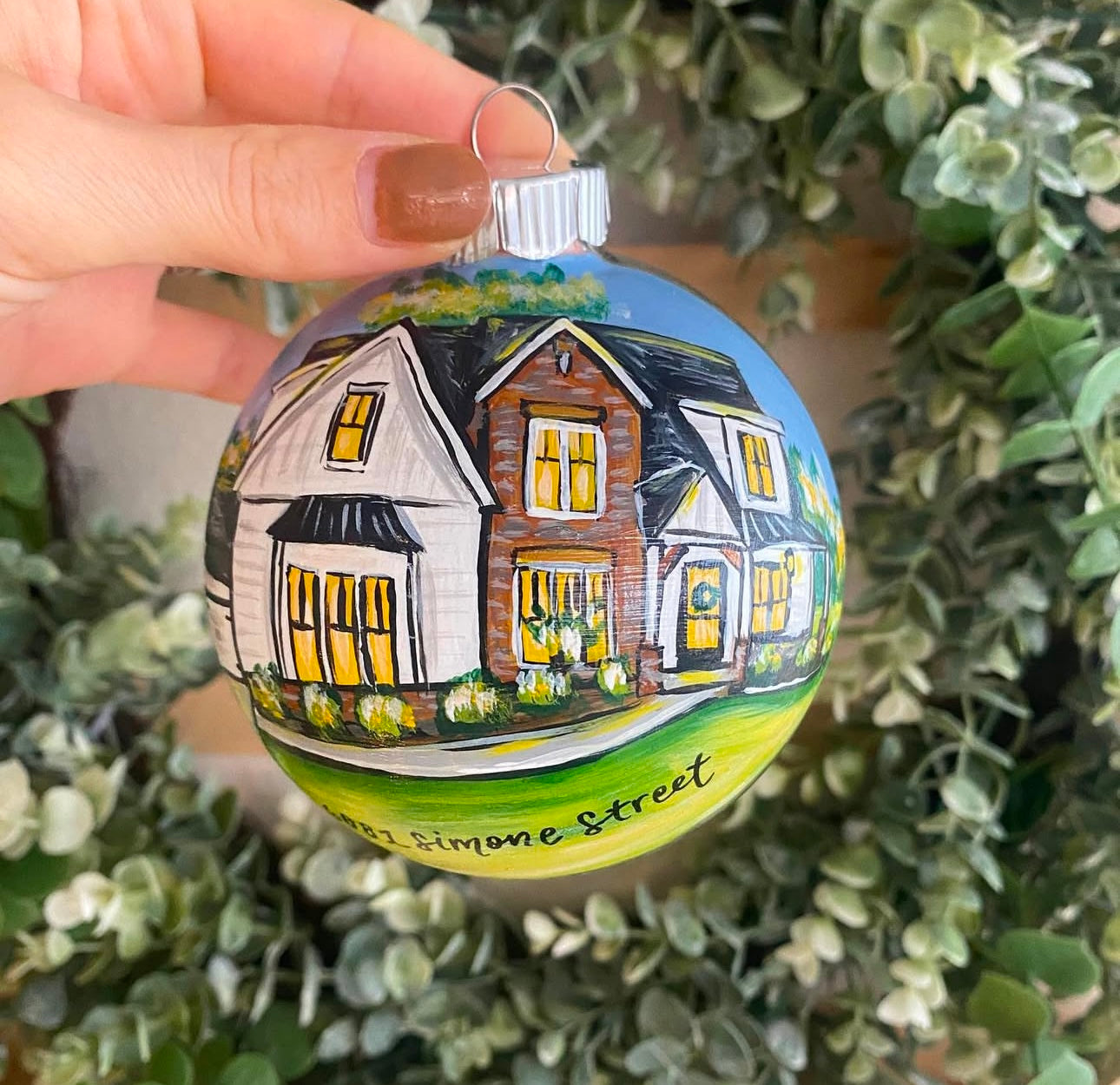Custom House Portrait Ornament