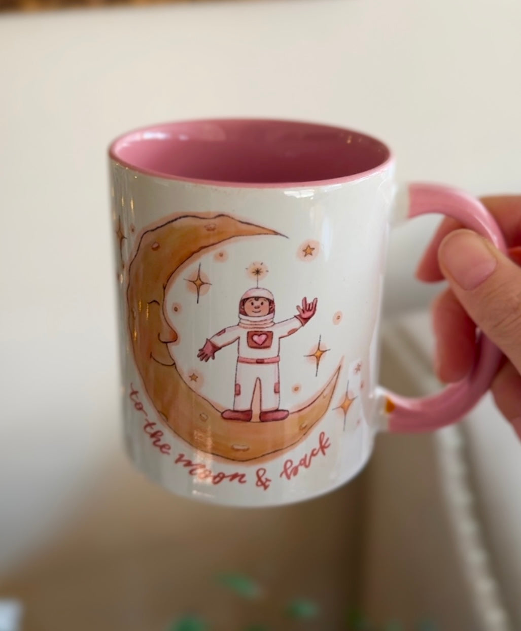 Love you to the Moon Astronaut Mug