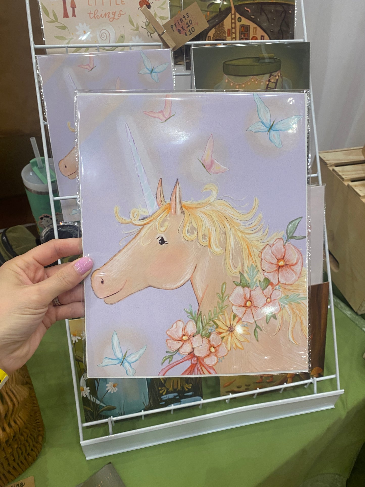 Unicorn Art Print 8x10