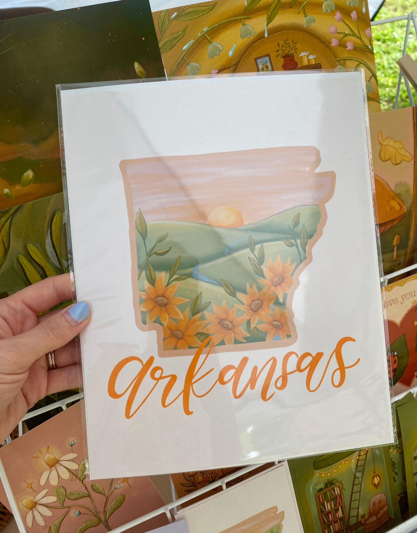 Arkansas 8x10 Art Print