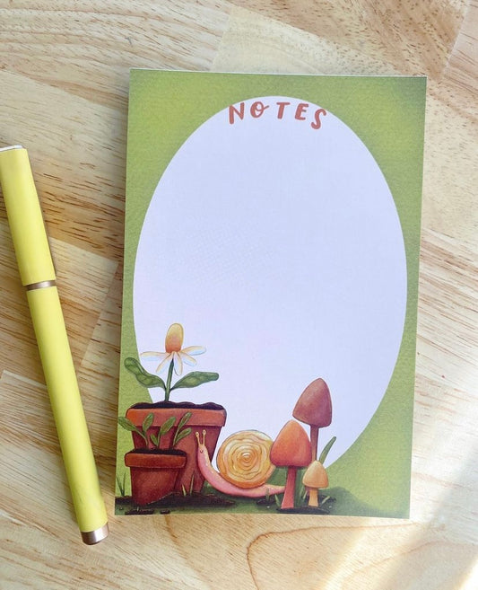Garden Snail Notepad