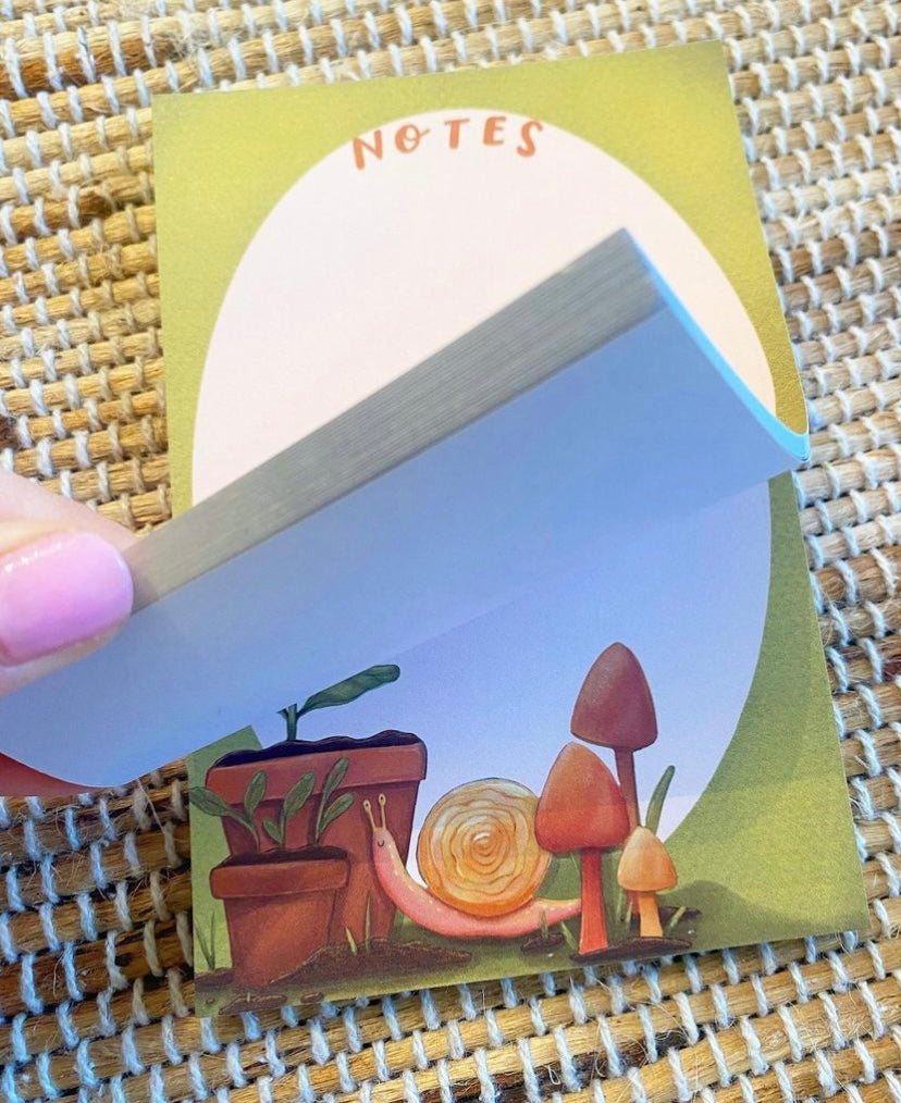 Garden Snail Notepad