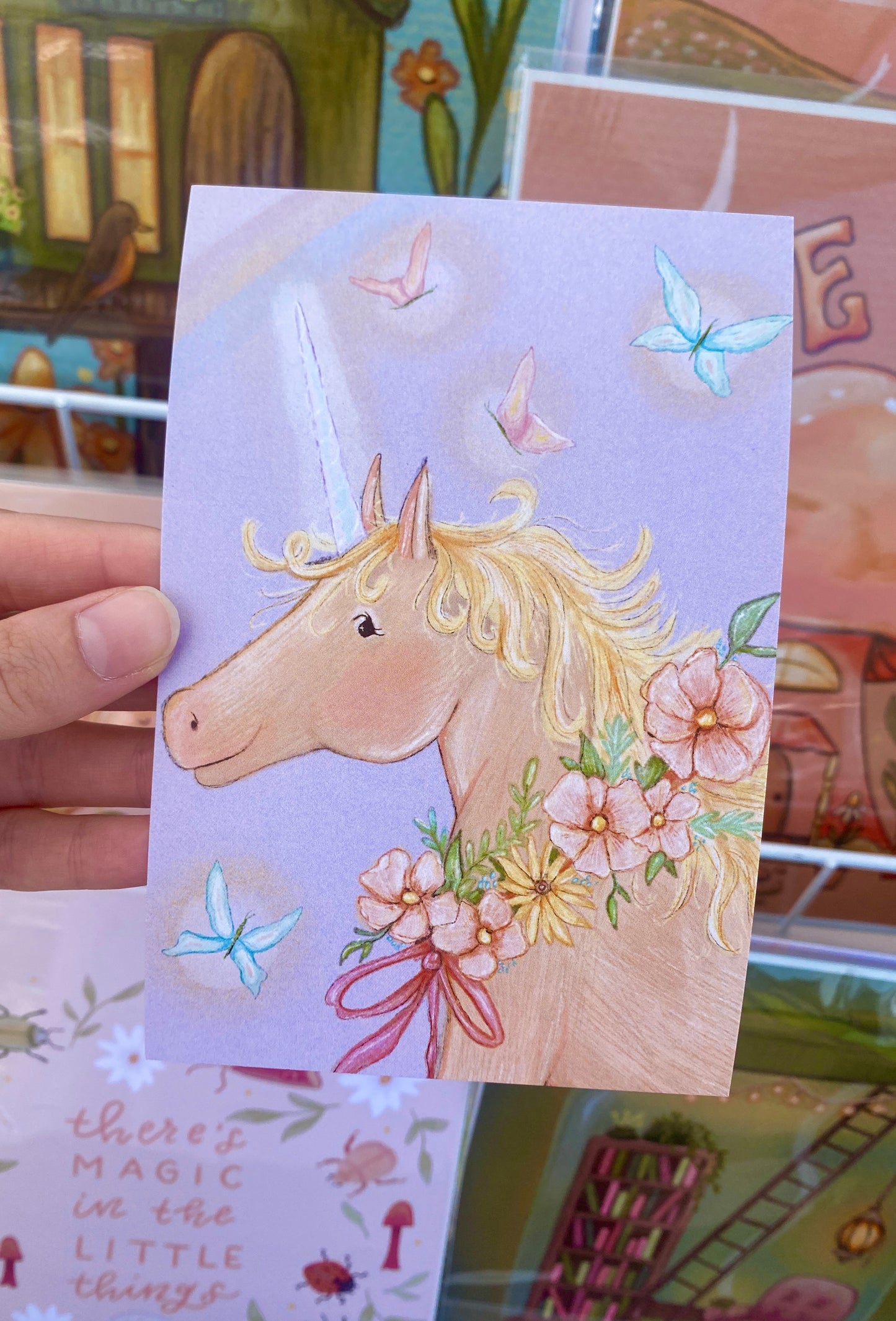 Unicorn Postcard 4x6