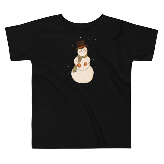Toddler Vintage Snowman Tee
