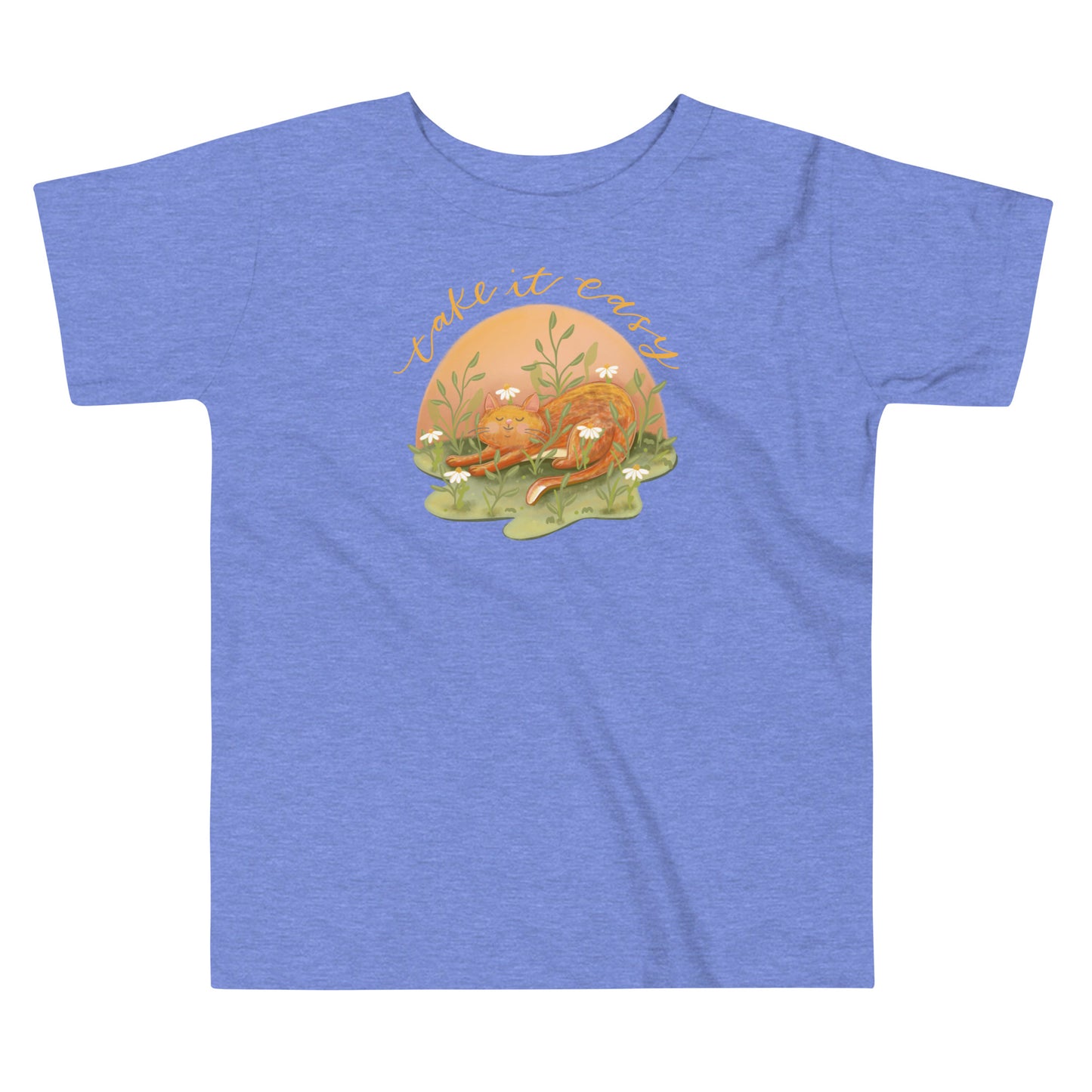 Toddler Take it Easy Cat Tee