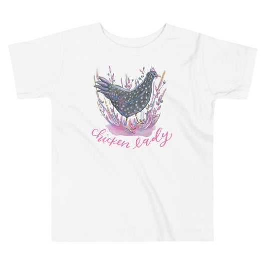Toddler Chicken Lady Tee