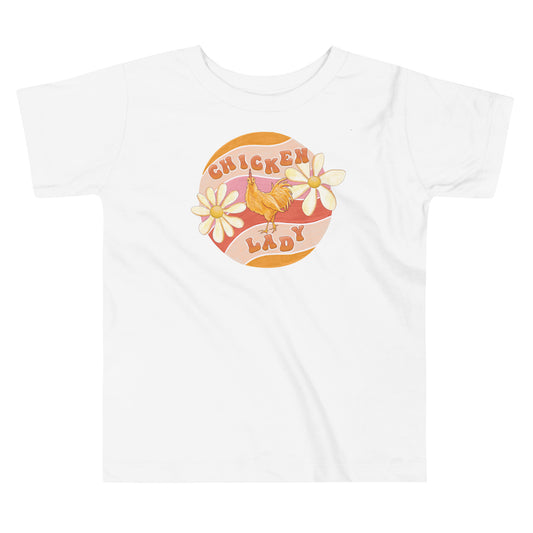 Toddler Chicken Lady Tee
