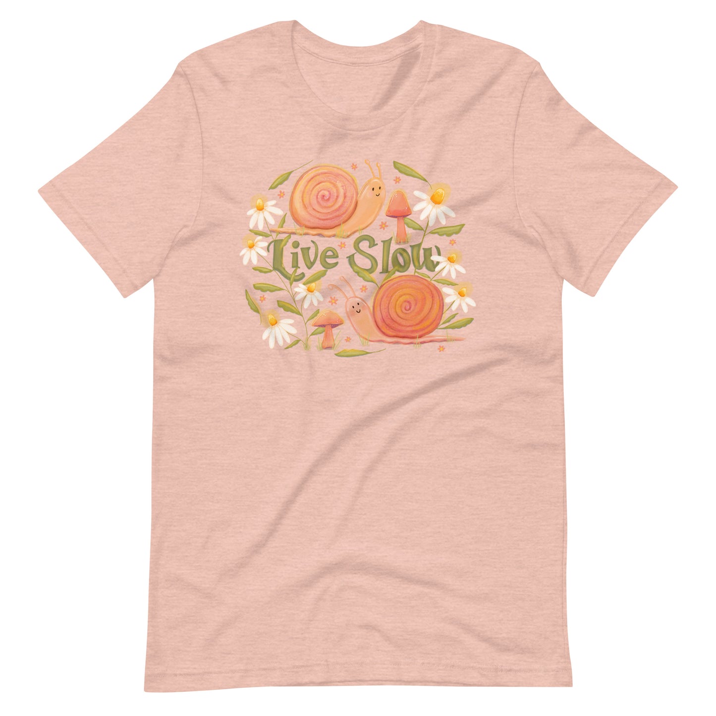 Live Slow Snail Shirt