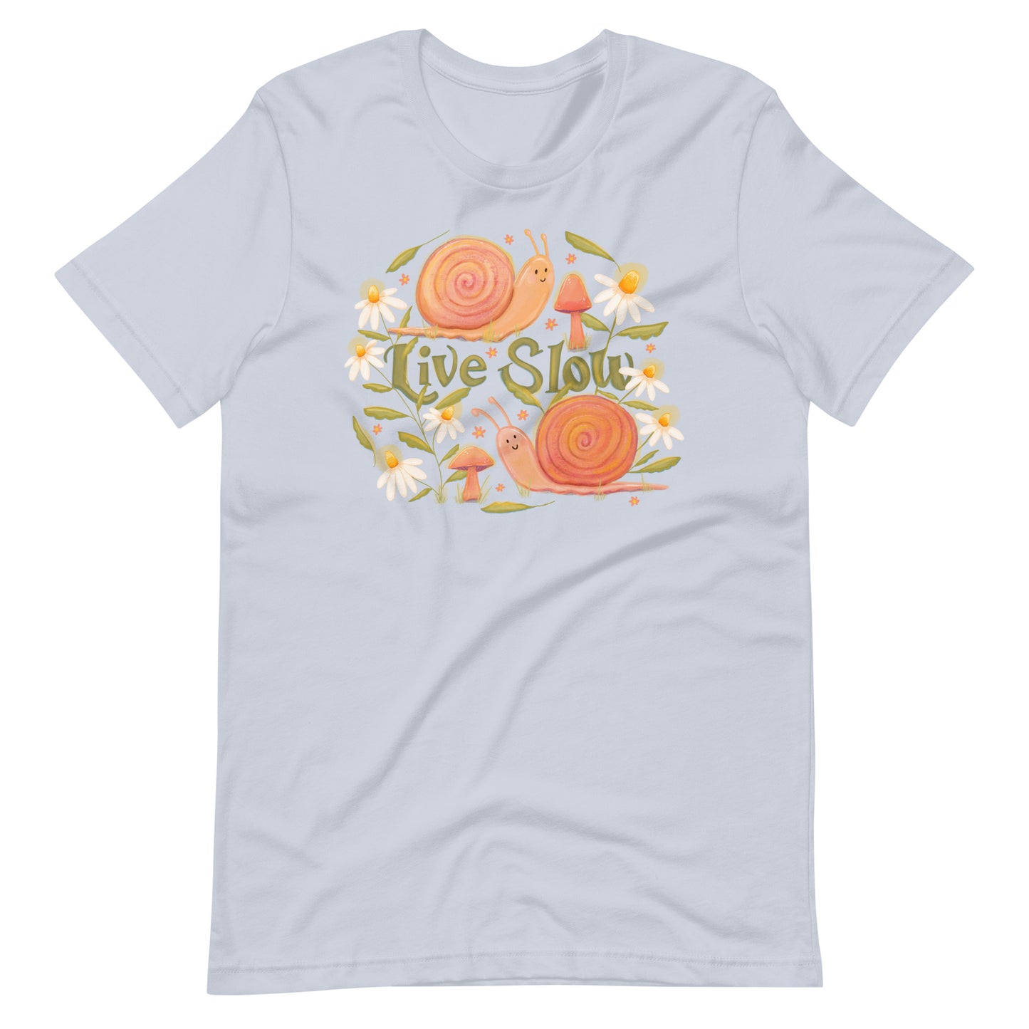 Live Slow Snail Shirt