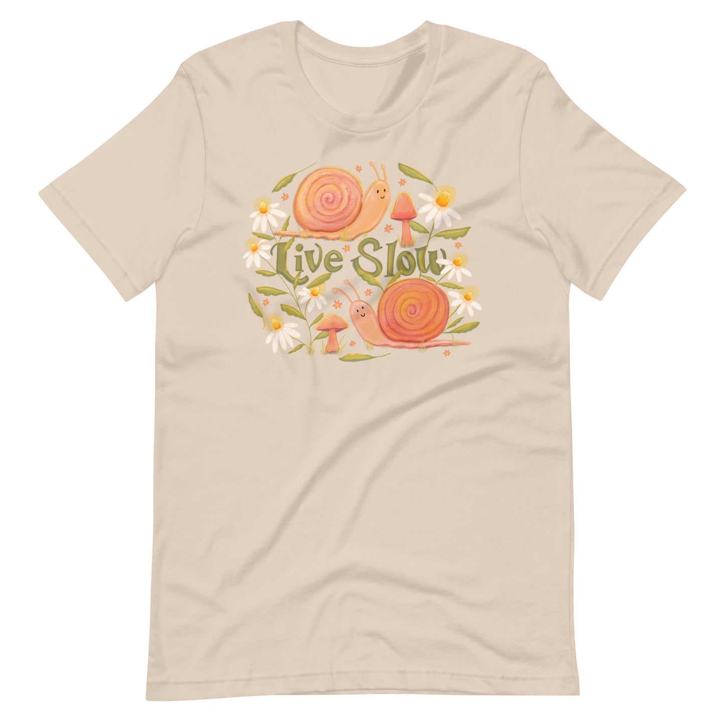 Live Slow Snail Shirt