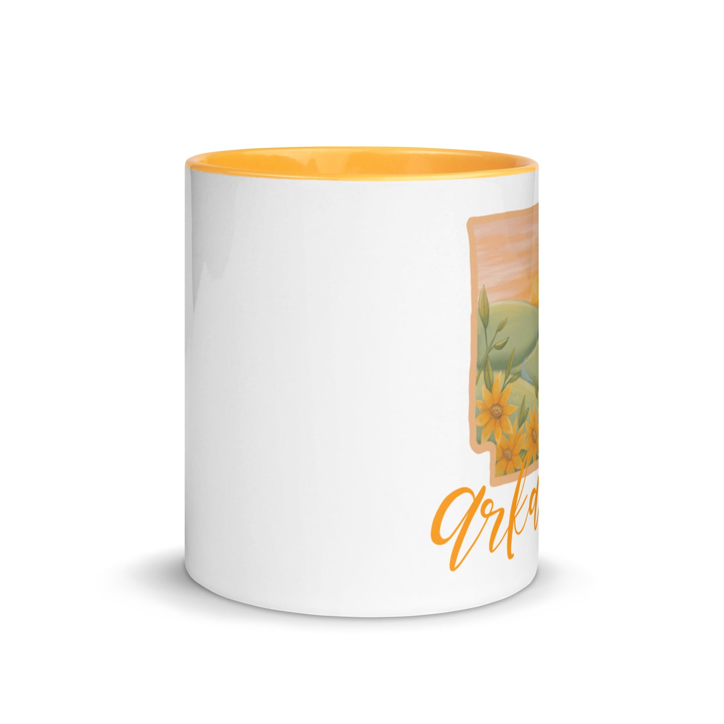 Arkansas Floral Coffee Mug