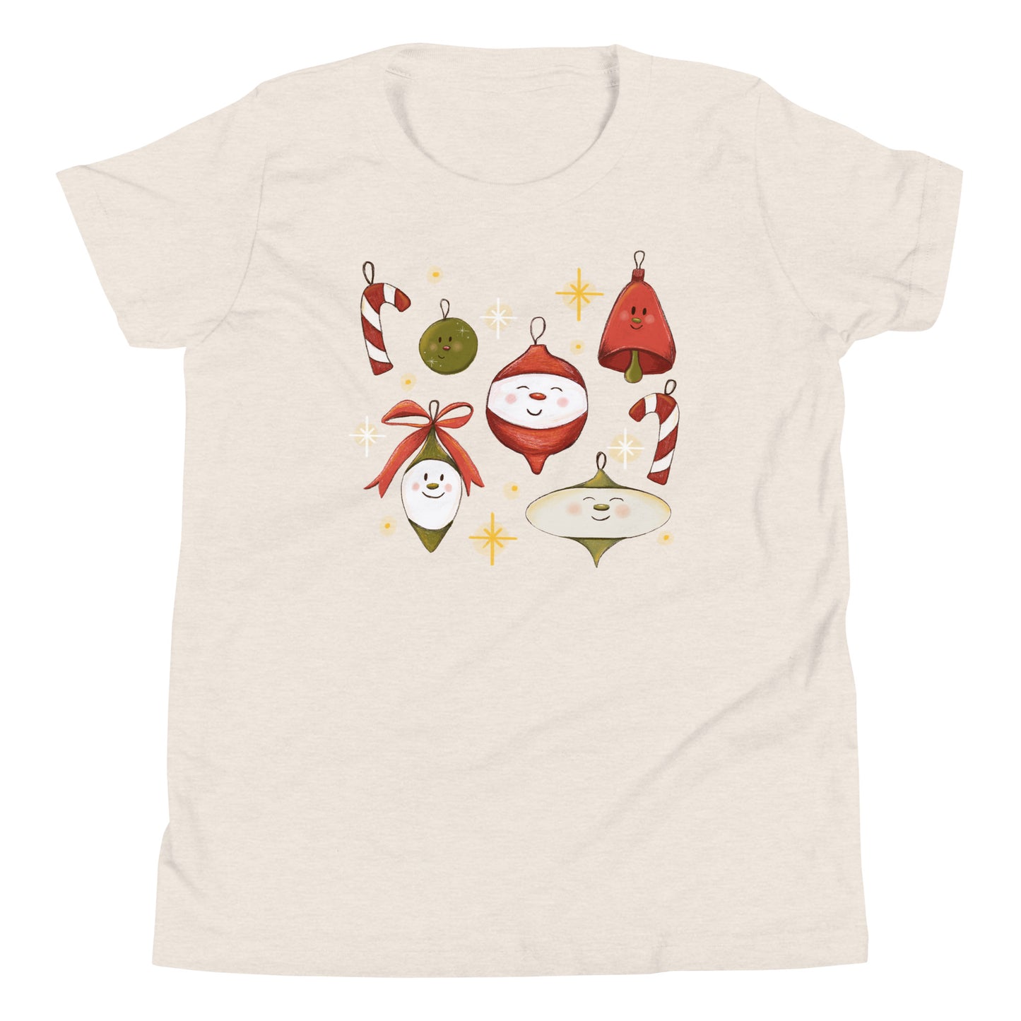 Youth Happy Vintage Ornament T-Shirt