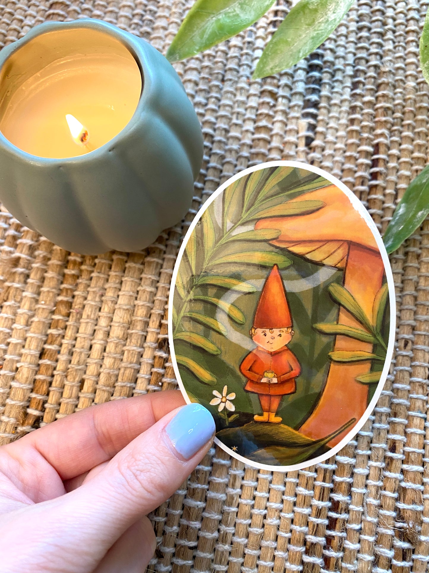 Coffee Gnome Vinyl Sticker