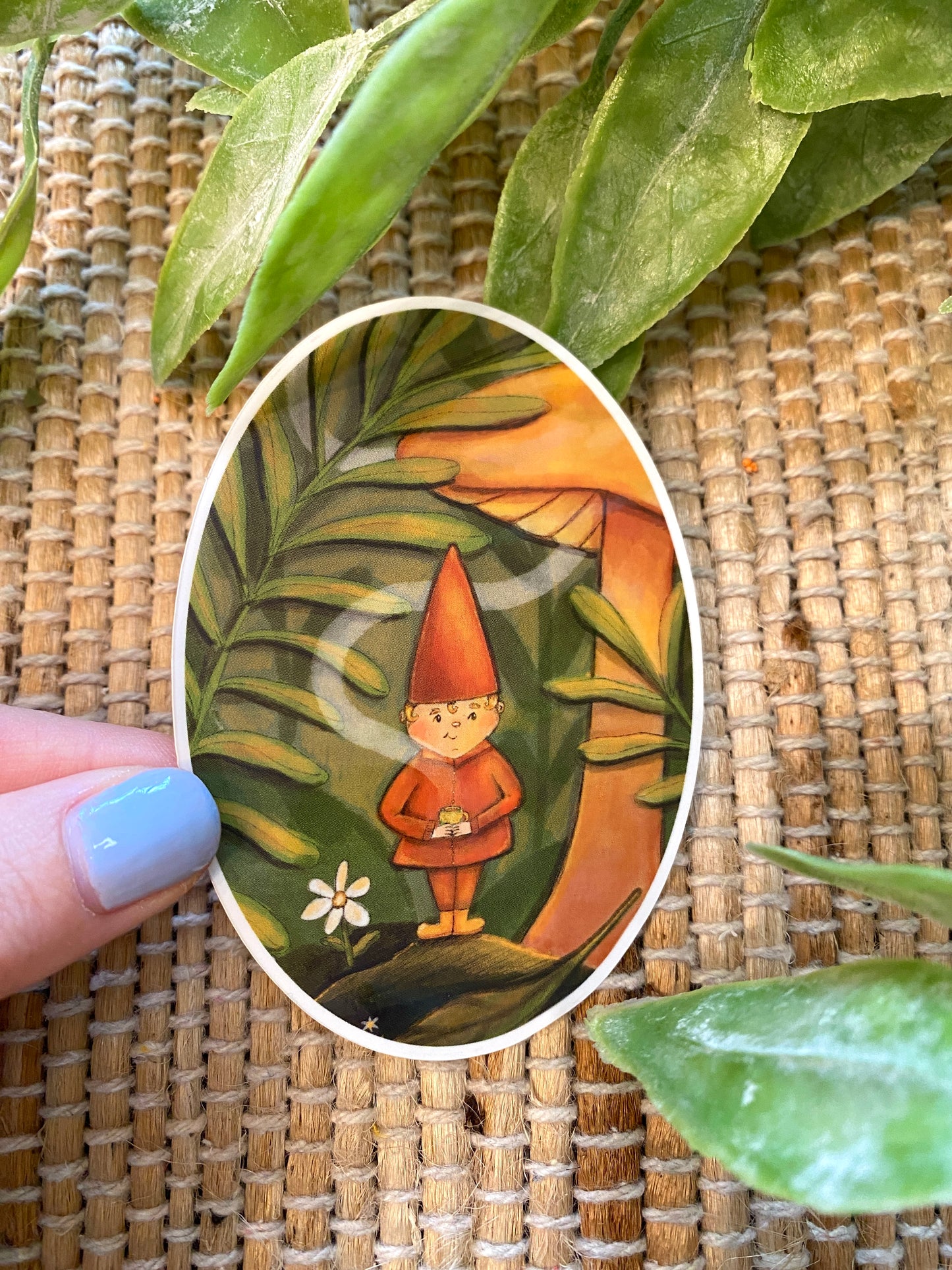 Coffee Gnome Vinyl Sticker