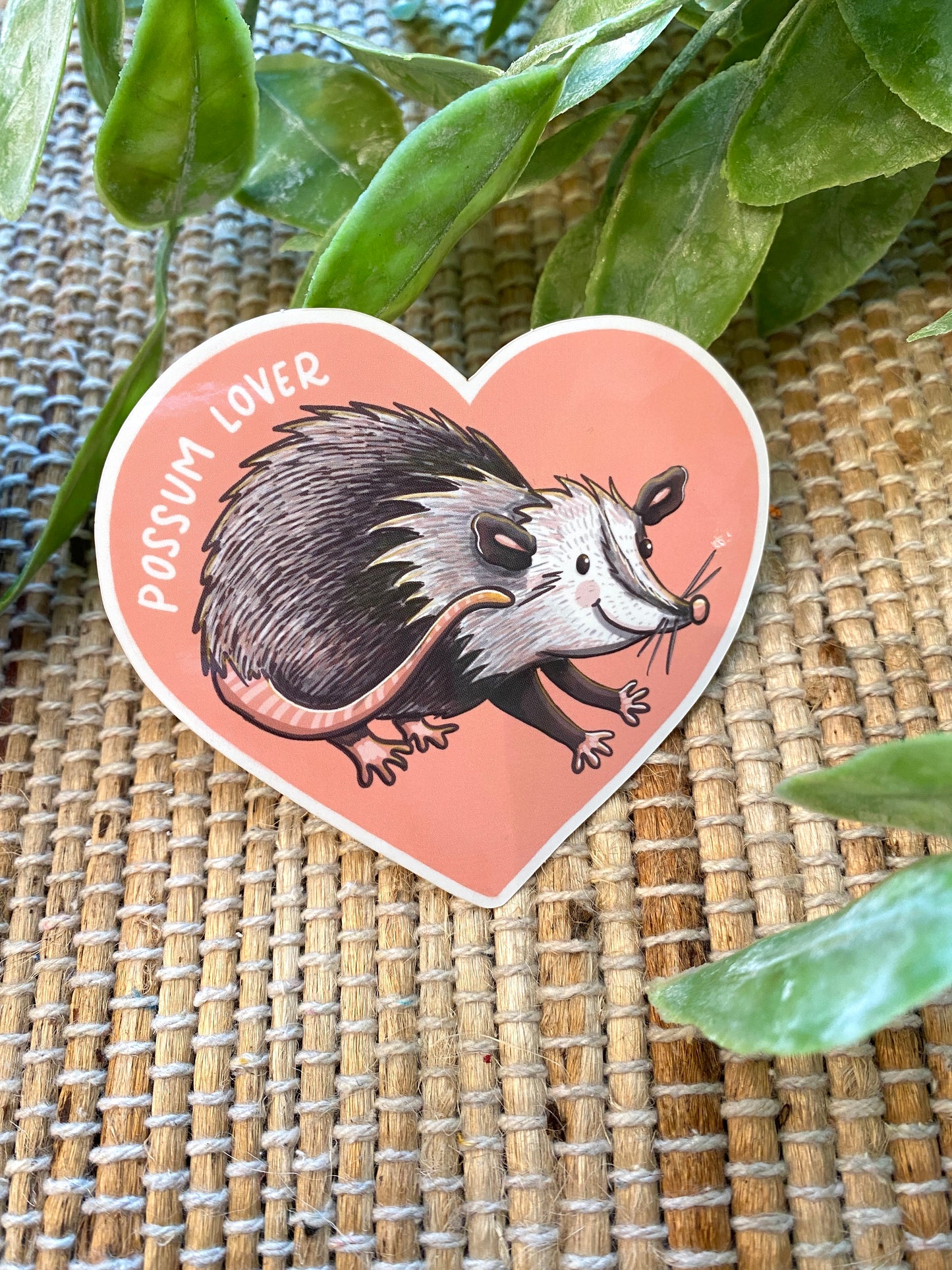 Possum Lover Vinyl Sticker