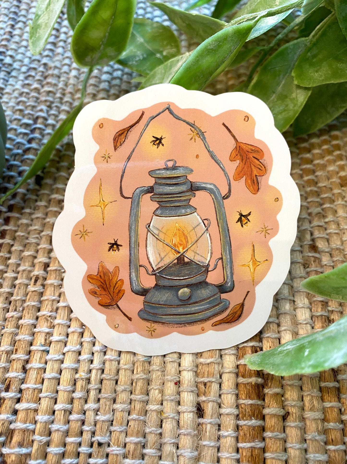 Cozy Lantern Vinyl Sticker