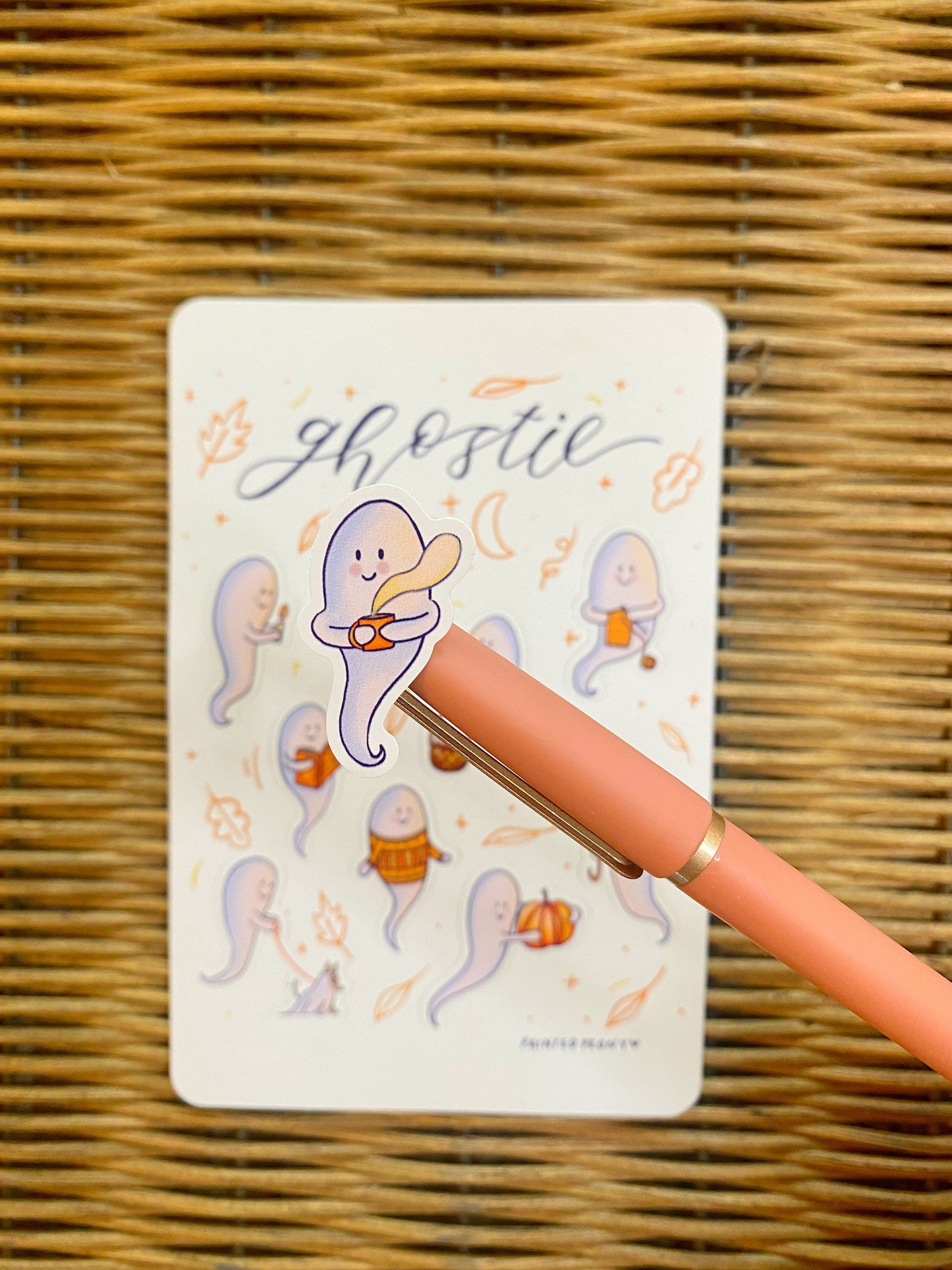 Ghostie Halloween Sticker Sheet