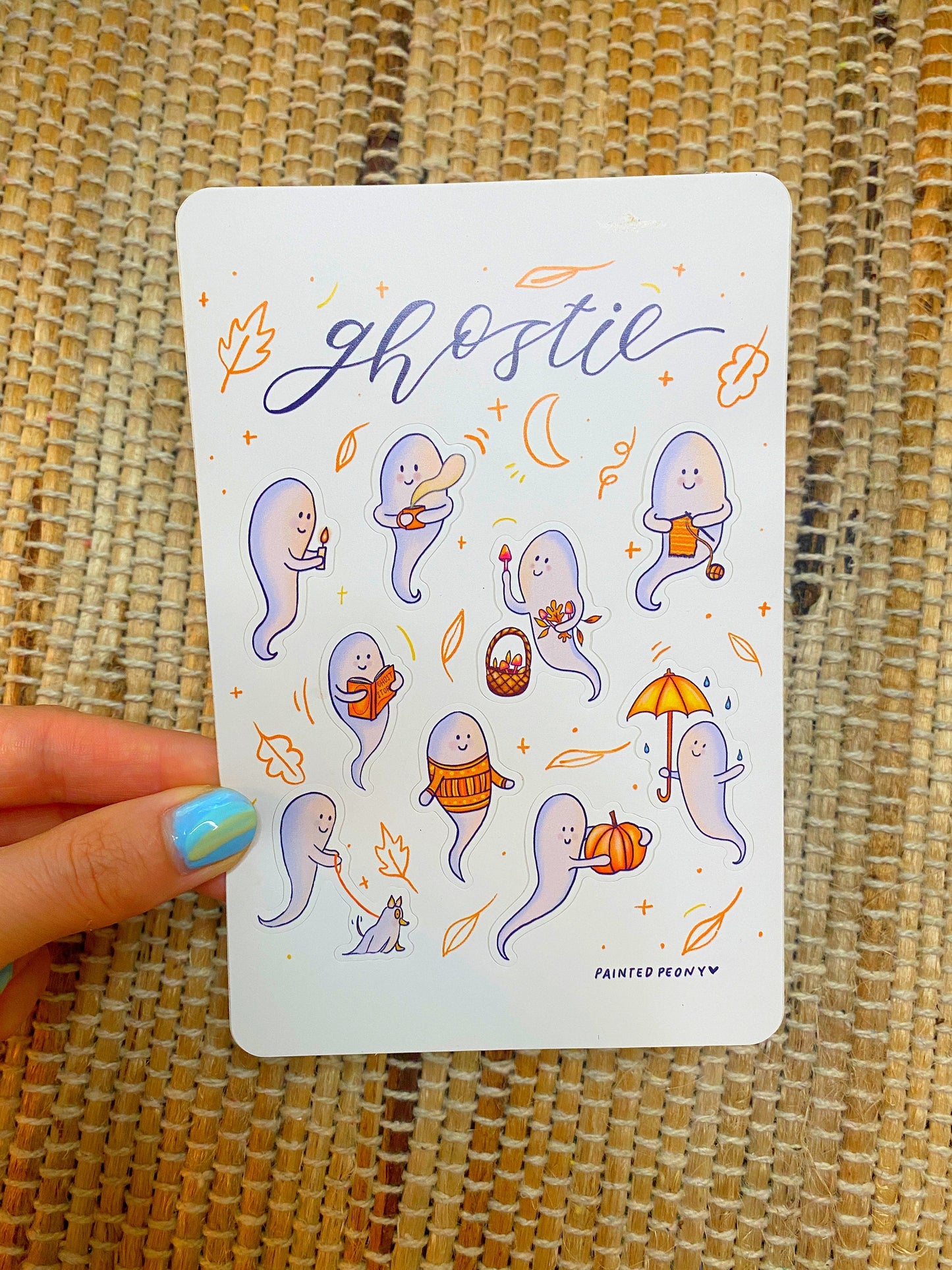 Ghostie Halloween Sticker Sheet