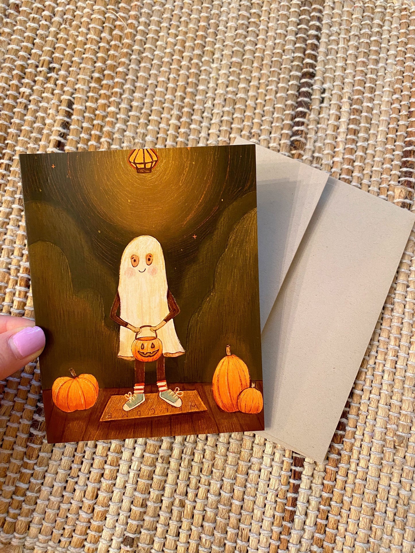 Ghost blank inside Card ~ Halloween card
