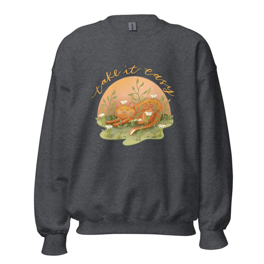 Take it Easy Cat Sweatshirt