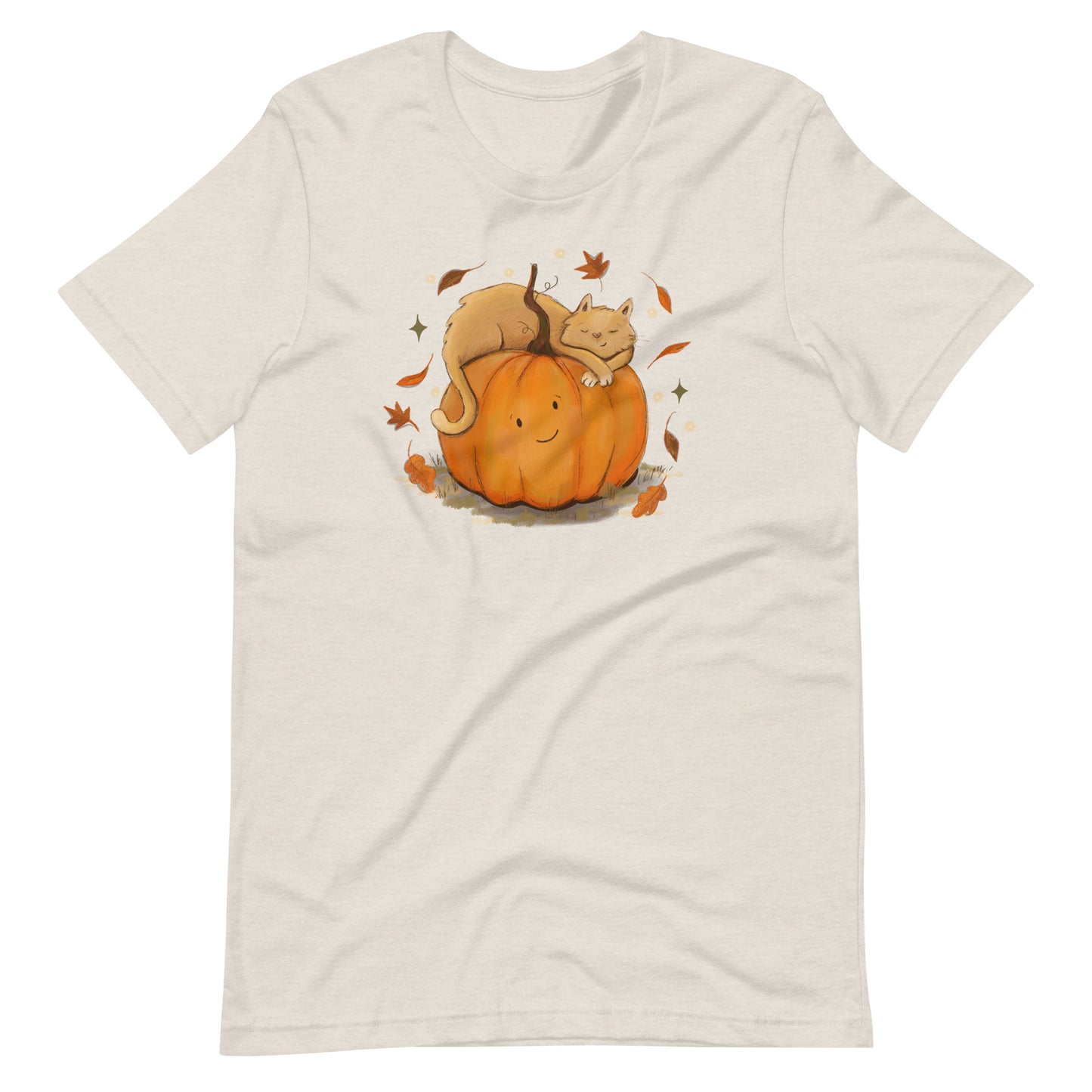 Cat and Pumpkin Snuggle Shirt