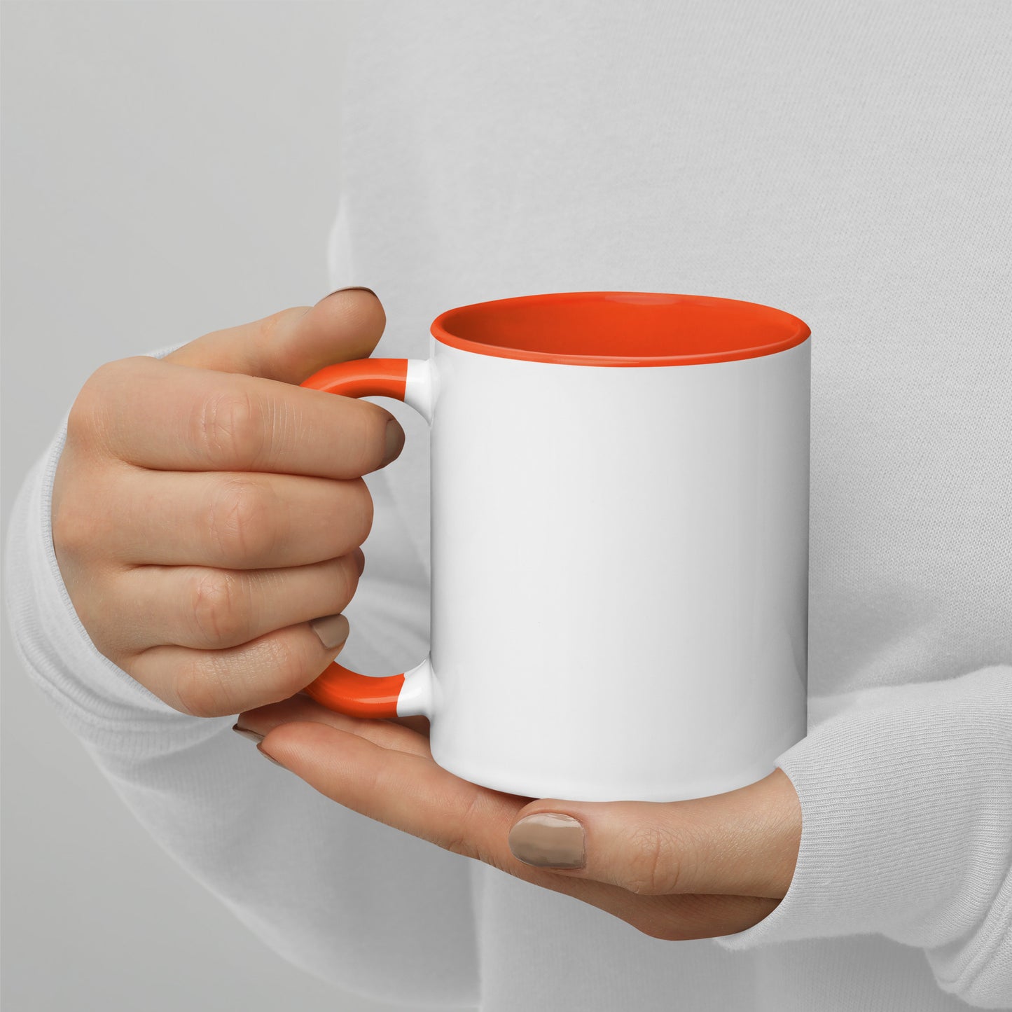 Cat and Pumpkin Snuggle Mug