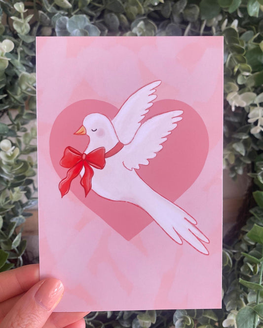 Love Dove Postcard