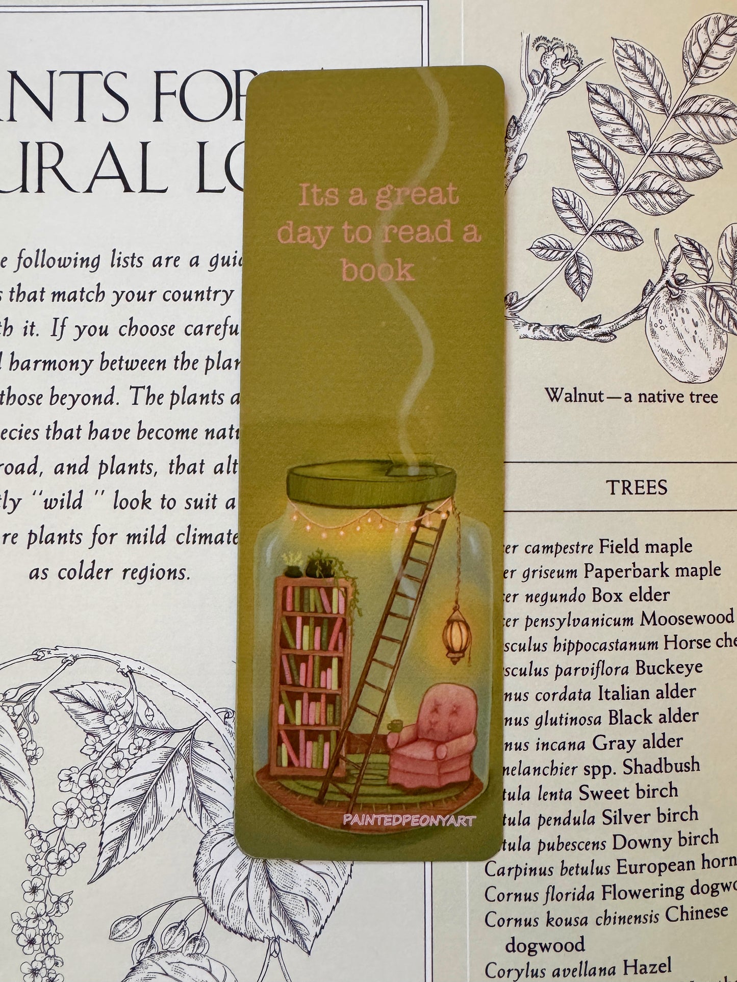 Book Jar Bookmark