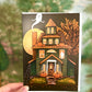 Haunted House Halloween Greeting Card