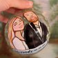 Couple/Family Portrait Hand painted Ornament