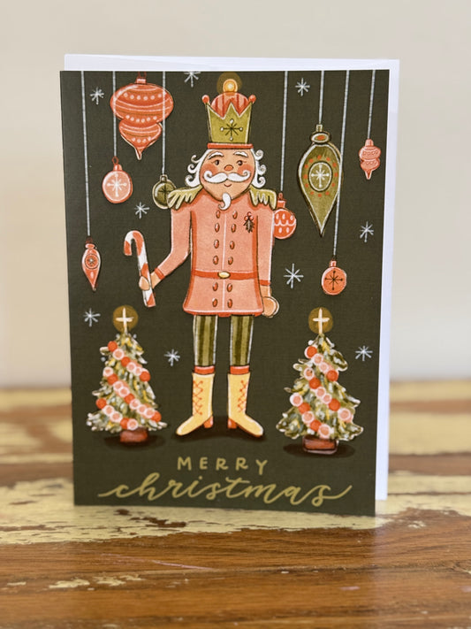 Nutcracker Christmas Greeting Card