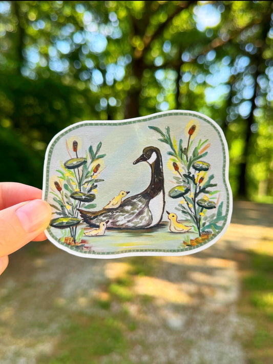 Mama Goose Vinyl Sticker