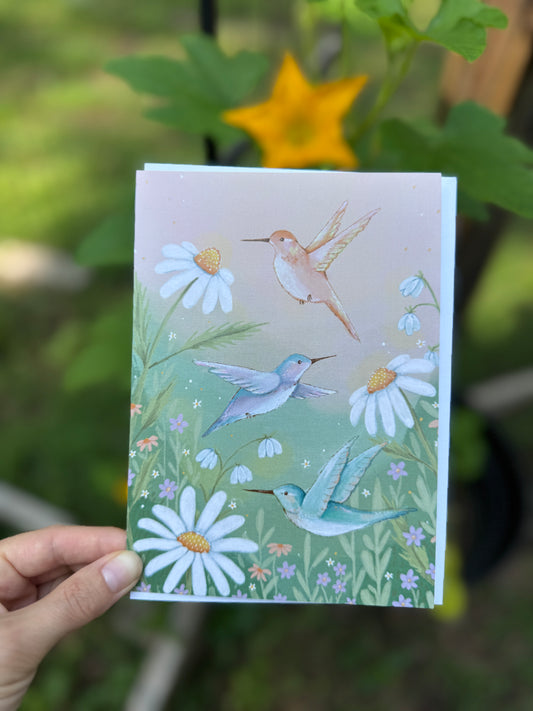 Hummingbird Greeting Card
