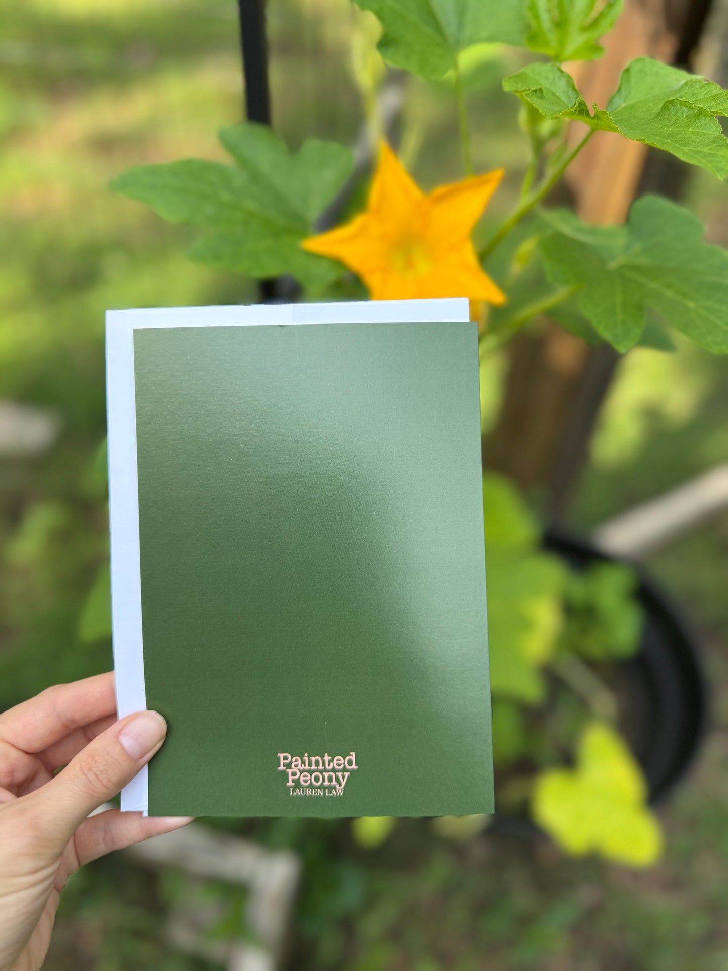 Peach Greeting Card