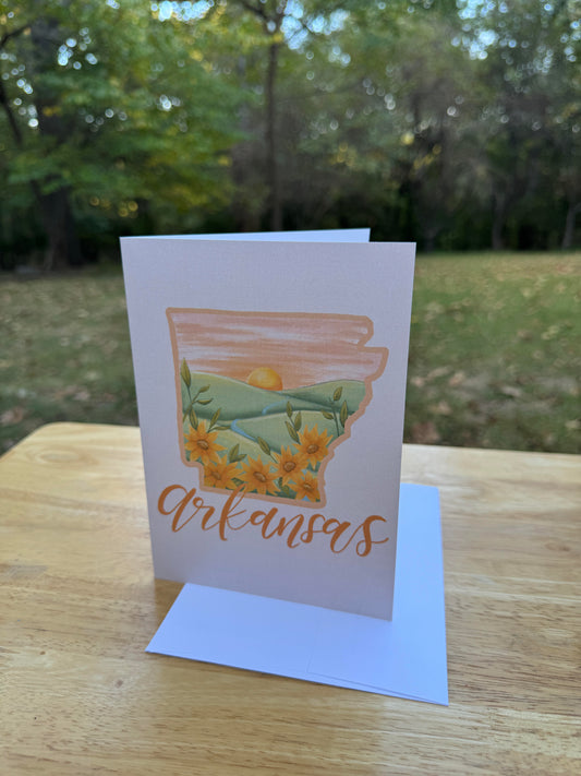 Arkansas Greeting Card