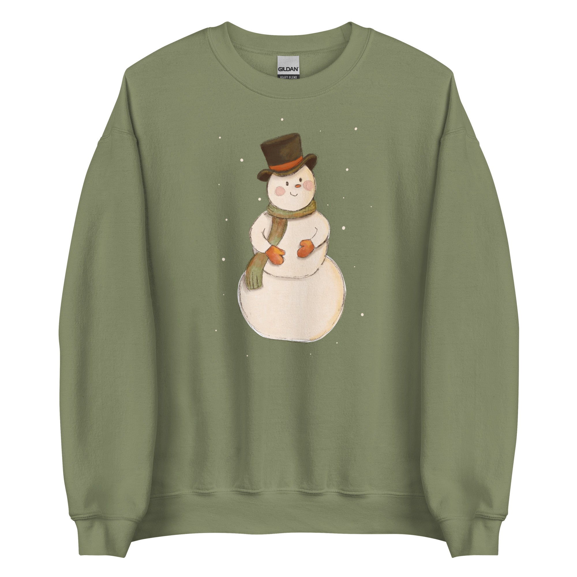 Snowman sweatshirt sale