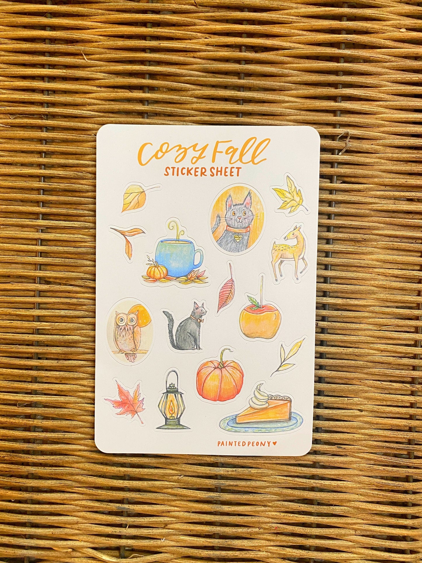 Cozy Fall Sticker Sheet