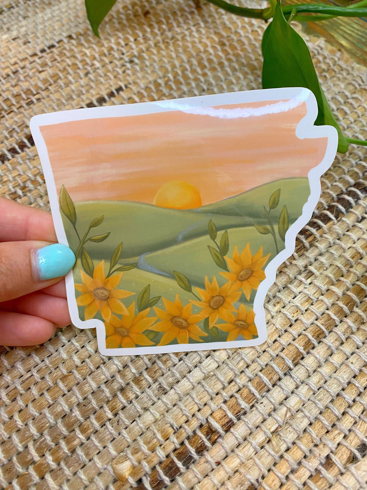 Arkansas Native Sticker Arkansas Vinyl Sticker – Painted Peony