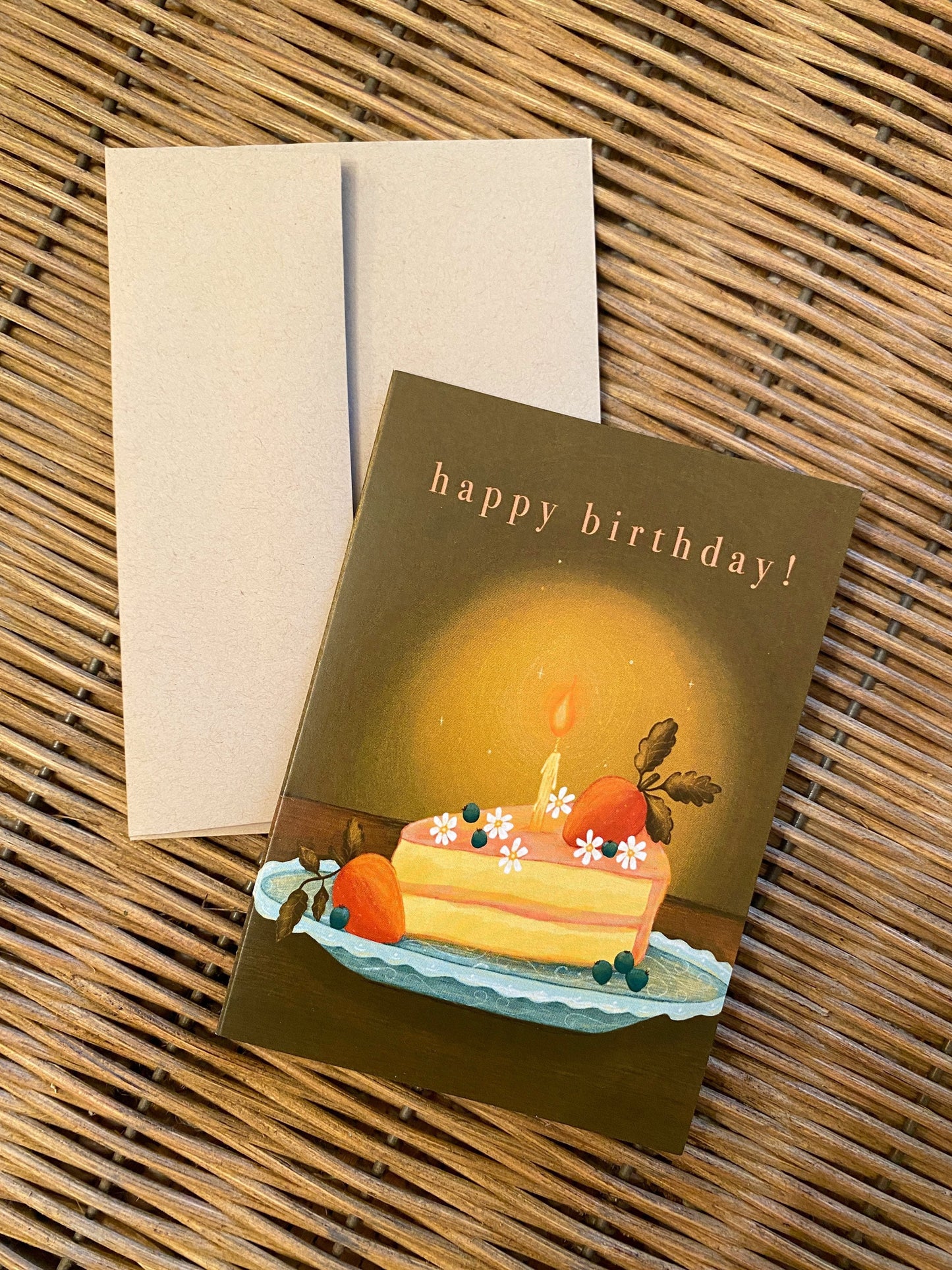 Cake Birthday Card ~ Blank inside